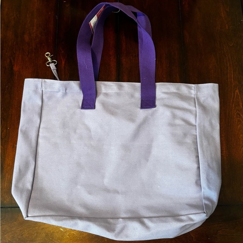 NWT Purple Adult Toy Bag with Fun Graphics & Keychain - Picture 3 of 8